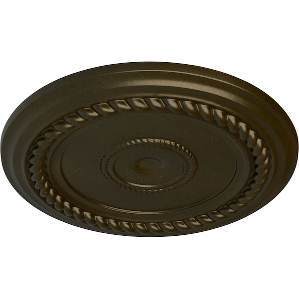 Alexandria Rope Ceiling Medallion (Fits Canopies Up To 4 5/8), 19 5/8OD X 1 1/2P